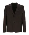 Celine Single-breasted Suit Jacket In Black