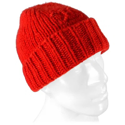 Pre-owned Celine Size One Size Red Cashmere