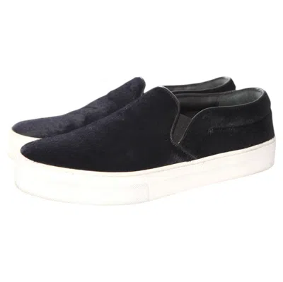 Pre-owned Celine , Skate Slip-on Sneaker In Black Ponyskin
