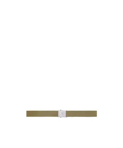 Celine Skater Large Logo Belt In White