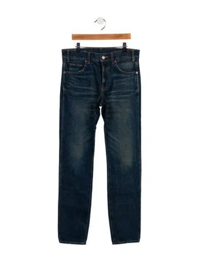 Pre-owned Celine Skinny Jeans In Blue