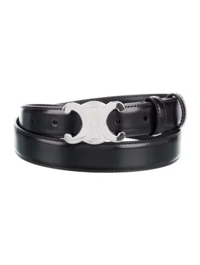 Pre-owned Celine Skinny Leather Belt In Multi