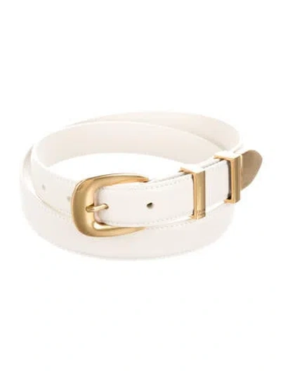 Pre-owned Celine Skinny Leather Belt In Neutral