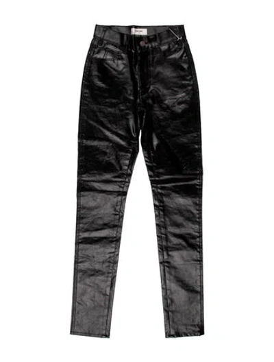 Pre-owned Celine Skinny Leg Pants In Black