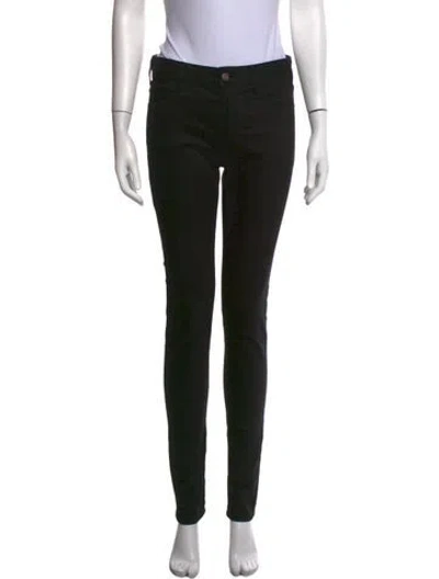 Pre-owned Celine Skinny Leg Pants In Black