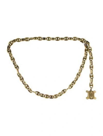 Pre-owned Celine Skinny Metal Waist Belt
