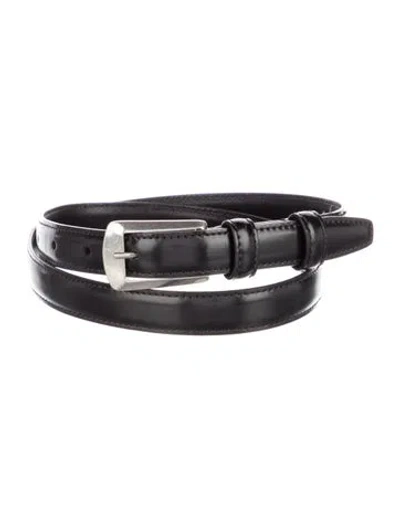 Pre-owned Celine Skinny Patent Leather Belt In Multi