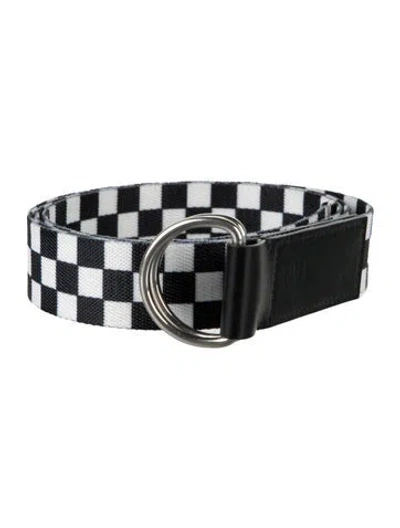 Pre-owned Celine Skinny Waist Belt In Black