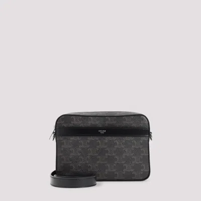 Celine Sleek Mini Crossbody Bag - 20.5cm X 15cm X 5cm In Black