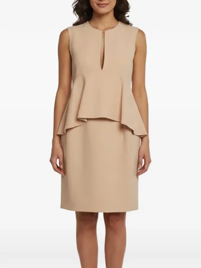 Pre-owned Celine Sleeveless Midi Dress In Neutral