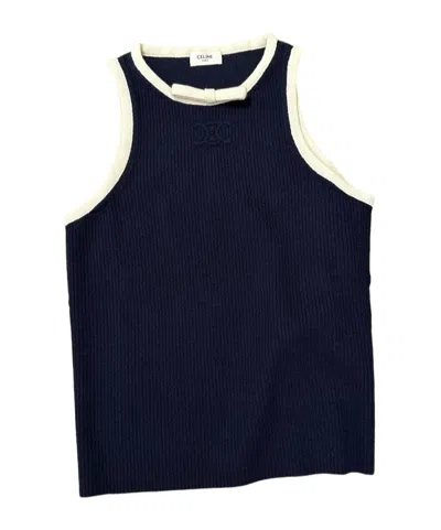 Celine Sleeveless Vest In Black
