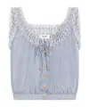 Celine Sleeveless Vest In White