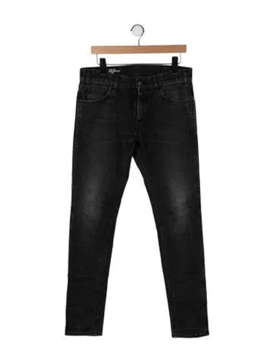 Pre-owned Celine Slim Fit Jeans In Black