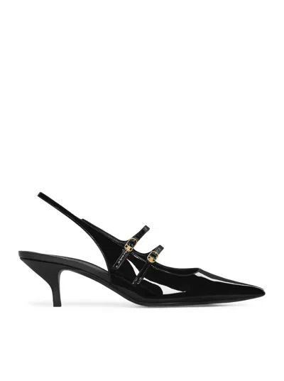 CELINE SLINGBACK MARY JANE JUDY CELINE WITH DOUBLE STRAP IN PATENT CALFSKIN