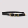 Celine Small 18mm Belt In Black