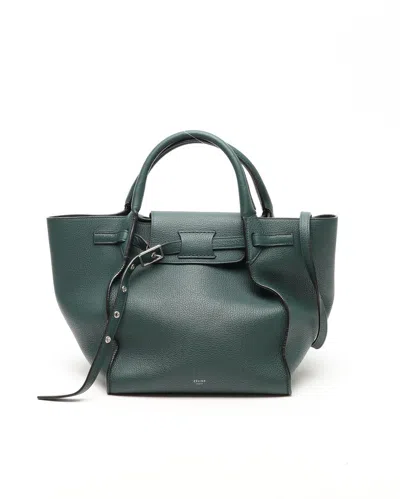 Celine Céline Small Big Bag In Green