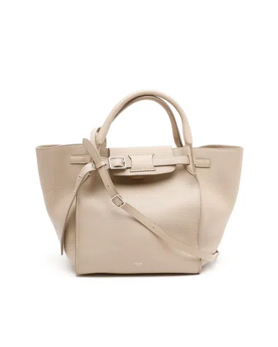 Celine Céline Small Big Bag In Neutral