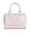 Celine Small Boston Cuir Triomphe Handbag In White