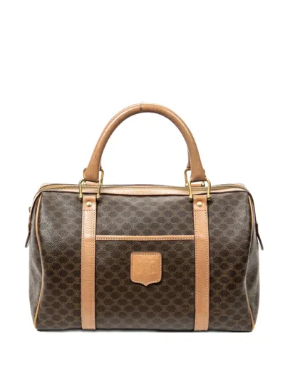 Pre-owned Celine Small Boston Tote Bag In Brown