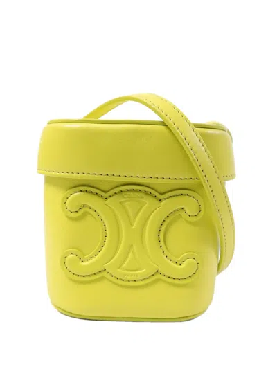 Pre-owned Celine Small Box Cross Body Bag In Yellow