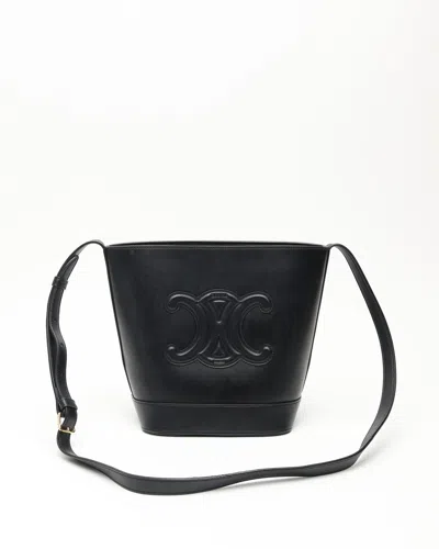 Celine Céline Small Bucket Cuir Triomphe Bag