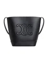 Celine Small Bucket Cuir Triomphe Shoulder Bag In Black
