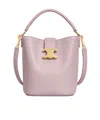 Celine Small Bucket Louise In Smooth Calfskin In Pink