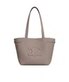 Celine Cabas Anais Medium Leather Tote In Nude