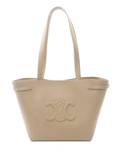 Pre-owned Celine Small Cabas Anais Tote Bag In Neutral