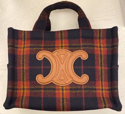 Celine Small Cabas Bag In Brown