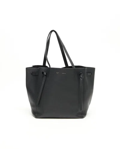 Celine Céline Small Cabas Phantom Tote Bag In Black