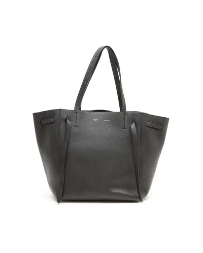 Celine Céline Small Cabas Phantom Tote Bag In Black