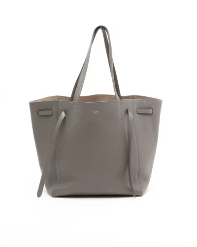 Celine Céline Small Cabas Phantom Tote Bag In Gray