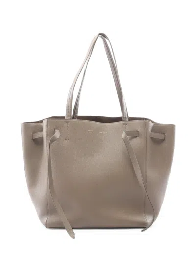 Pre-owned Celine Small Cabas Phantom Tote Bag In Grey