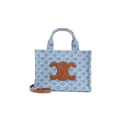 Celine Small Cabas Tote Bag Women In Blue
