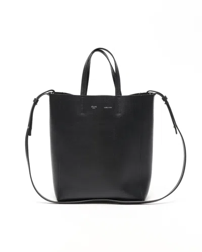 Celine Céline Small Cabas Vertical Tote In Black