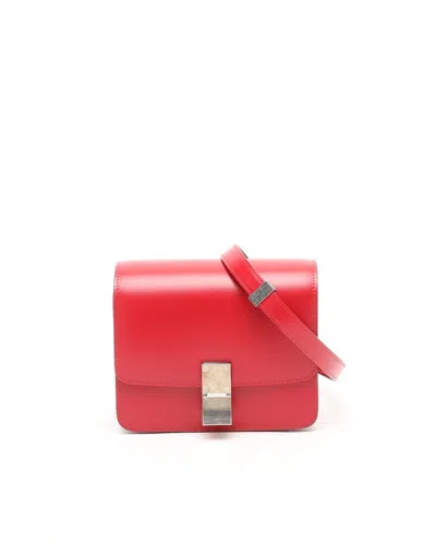 Celine Céline Small Classic Box Flap Bag In Pink