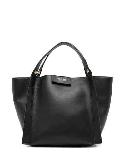 Pre-owned Celine Small Cube Tote Bag In Black