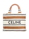 CELINE SMALL FABRIC BAG WITH TRIOMPHE CANVAS PRINT