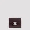 Celine Small Flap Wallet In Brown