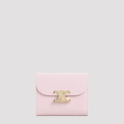 Celine Small Flap Wallet In 100% Calfskin Leather (10.5cm X 8.5cm X 4cm) In Multi