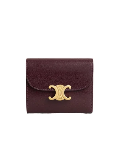 Celine Triomphe Small Flap Wallet