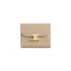 Celine Small Leather Flap Wallet With Gold-tone Hardware