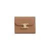 Celine Small Wallet With Flap And Hardware In Brown