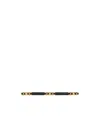 Celine Small Gourmette Triomphe Taurillon Adjustable Belt In Black