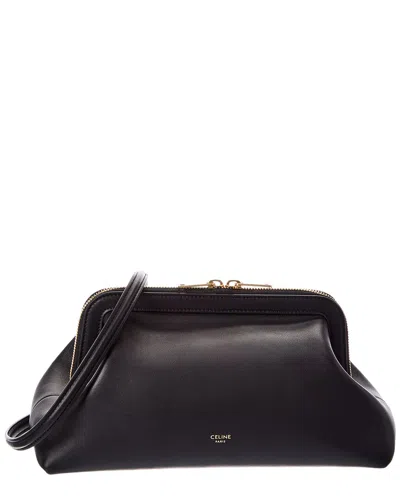 Celine Small Leather Doctor's Pouch In Black