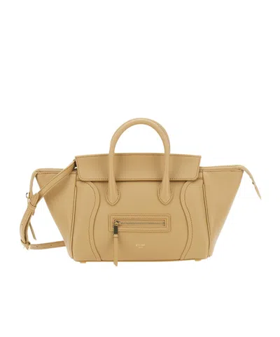 Celine Small Luggage In Brown