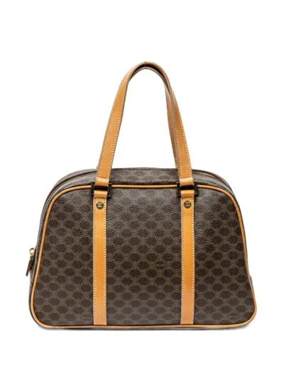 Pre-owned Celine Small Monogram Tote Bag In Brown