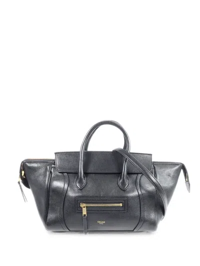 Pre-owned Celine Small New Luggage Tote Bag In Black