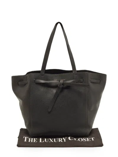Pre-owned Celine Small Phantom Cabas Tote Bag In Black